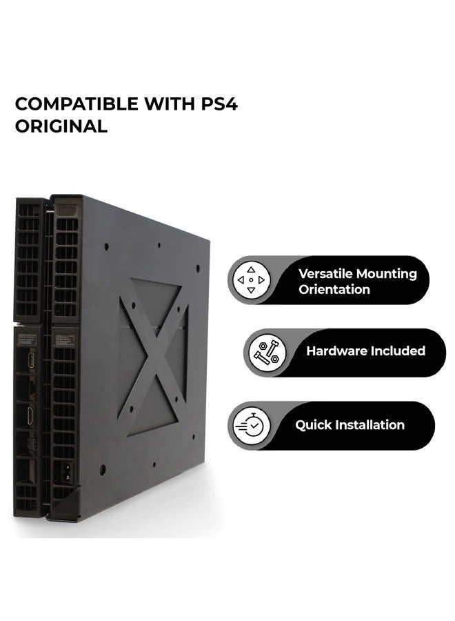 HumanCentric HumanCentric PS4 Mount (Black) | Mount on The Wall or on The Back of The TV | Patent Pending - Image 5